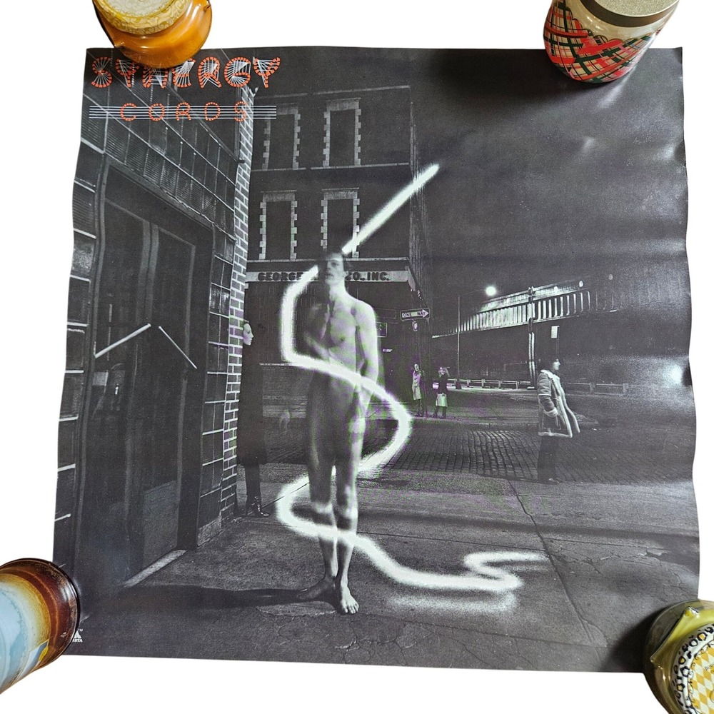 Synergy Cords Vintage 1978 Promo Poster Display‎ 23x23 Original Arista Records